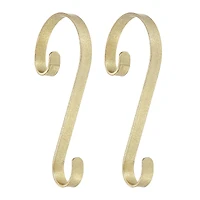 Haute Decor Stocking Scrolls® Glimmer Gold Stocking Holders