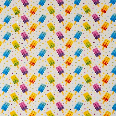SINGER Rainbow Fruit Popsicle Cotton Fabric