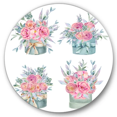 Designart - Collection of Pink Roses