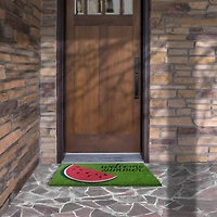 30" Welcome Summer Watermelon Coir Doormat