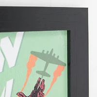 Marvel Comics Captain America Retro Framed Wall Art