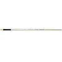 Simply Simmons Long Handle Bristle Flat Brush, Size 2