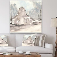 Designart - Farmhouse Barn Grey VI