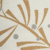 DII® 108" Metallic Holly Leaves Table Runner