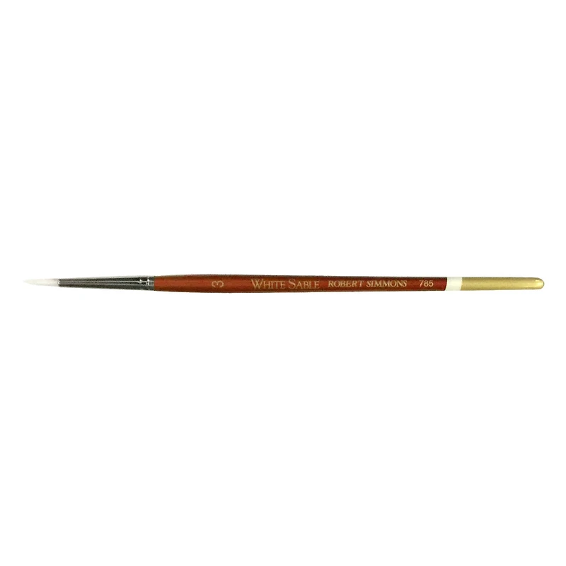 Robert Simmons White Sable Short Handle Round Brush