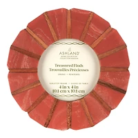 4" x 4" Red Round Tile Tabletop Frame, Treasured Finds by Ashland®