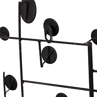 42" Silver Glam Abstract Metal Wall Décor