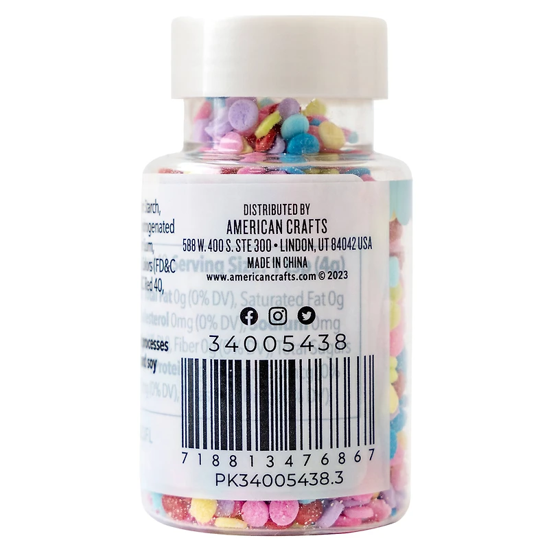Sweet Tooth Fairy® Bright Rainbow Mix Round Candy Shapes