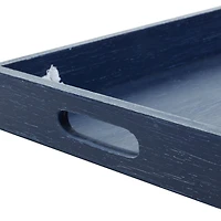 Blue MDF Farmhouse Tray Set