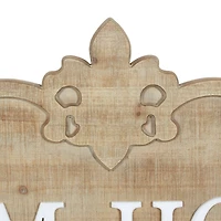 Brown Wood Farmhouse Wall Decor 19" x 47" x 1"