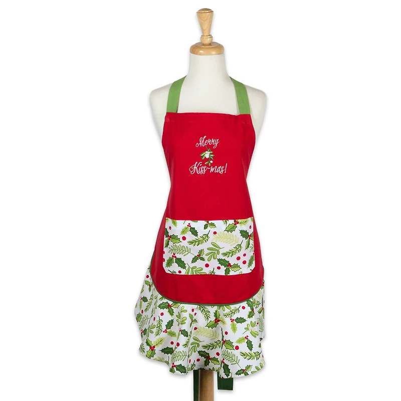 DII® Merry Kissmas Ruffle Apron