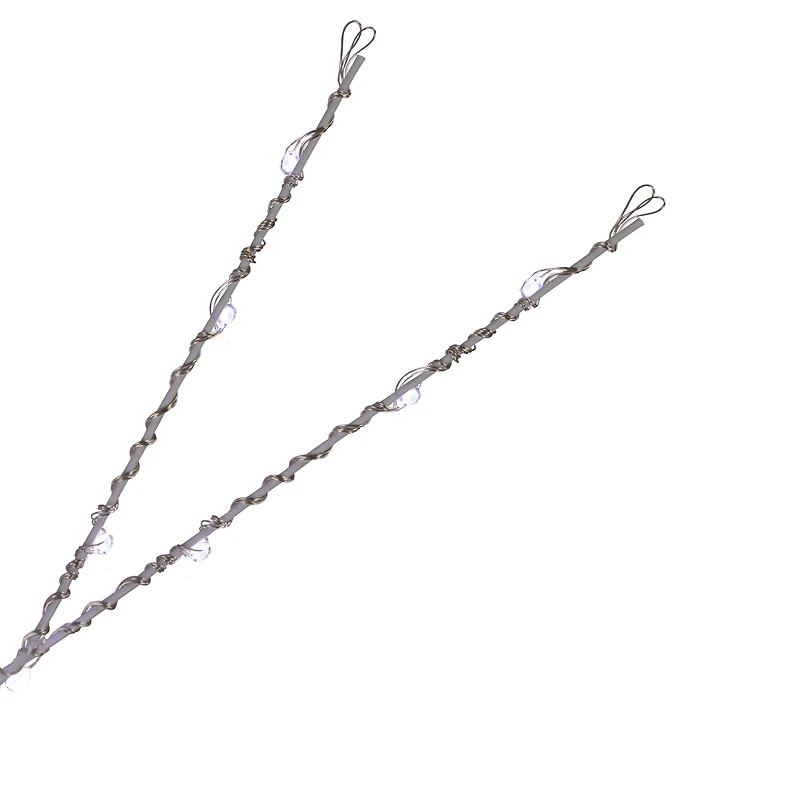 4ft. Pre-Lit White Birch Twig Artificial Christmas Tree, Pure White LED Lights