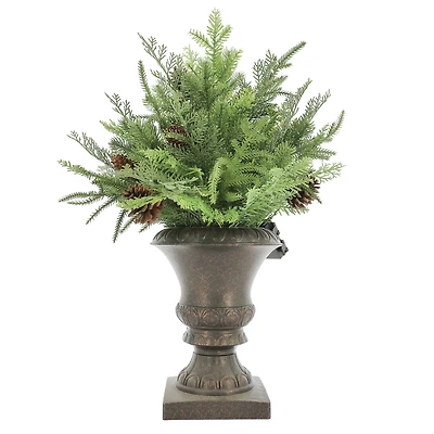 2ft. Pre-Lit Potted Cypress & Pinecone by Ashland®