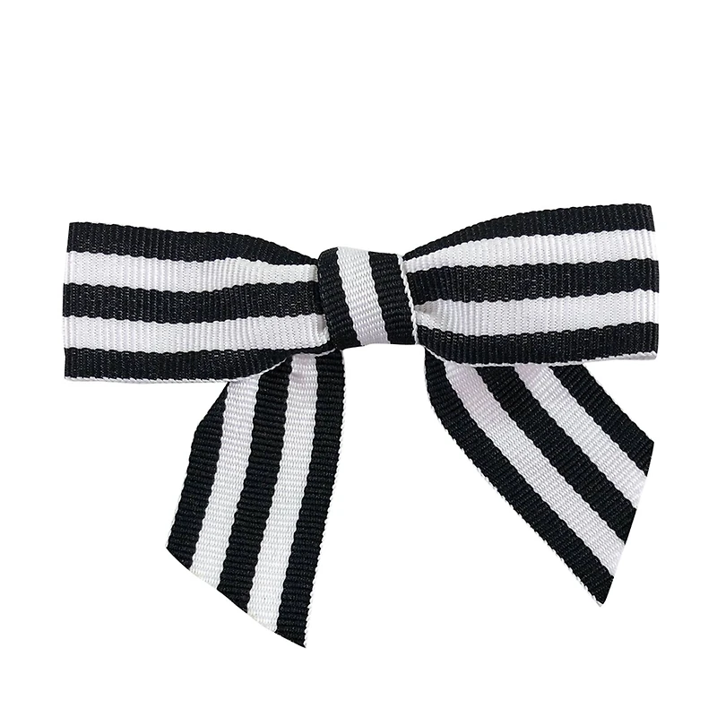 JAM Paper /8" Grosgrain Stripes Twist Tie Bows