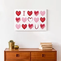 I Heart You 18" x 12" Canvas Wall Art