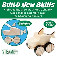 Creativity for Kids® Buildeez!™ Chomper Monster Shark Wooden Model Set