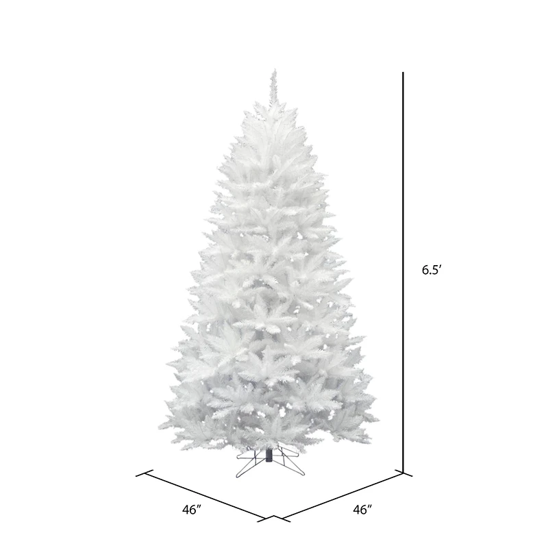 6.5ft. Unlit Sparkle White Spruce Artificial Christmas Tree