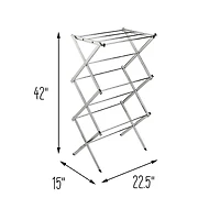 Honey Can Do Chrome Slim-Profile Clothes Drying Rack