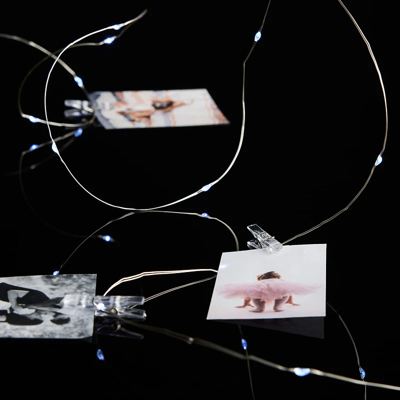 45ct. Cool White LED Clear Clip Lights by Ashland®