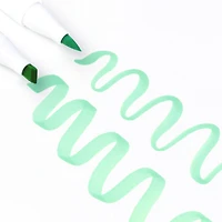 Ohuhu® Honolulu Brush & Chisel Dual Tip Pastel Tones Marker Set