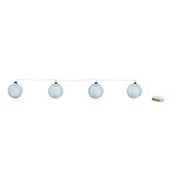 LED Blue Crackle Glass Ball Ornament String