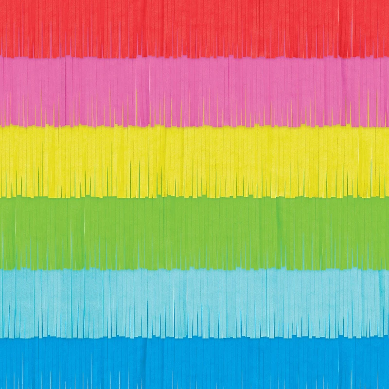72" Bright Fringe Backdrop by Celebrate It™