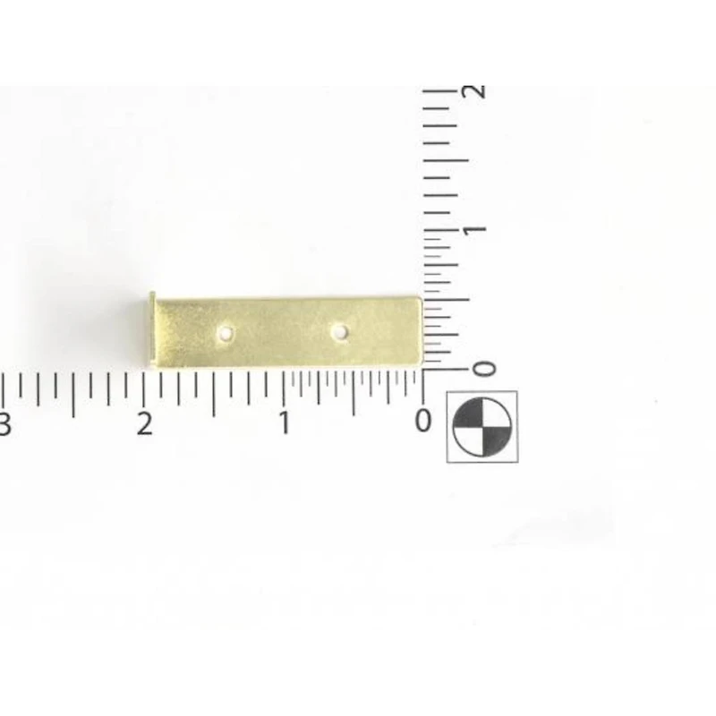 Dritz Home® Small Brass Campaign Smooth Right Angle Corners, 4ct.