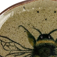 Hello Honey® 9" Insect & Bird Design Stoneware Plate Set