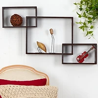 31" Floating Boxes Wall Shelves