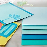 Blue Ombre 6" x 6.5" Cardstock Paper by Recollections™, 100 Sheets