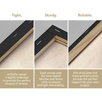 ArtSkills® 2 Pack Black Stretched Canvases