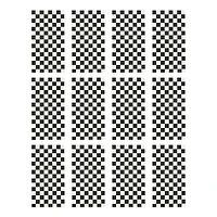 Black & White Checker Favor Bags, 12ct. by Celebrate It™