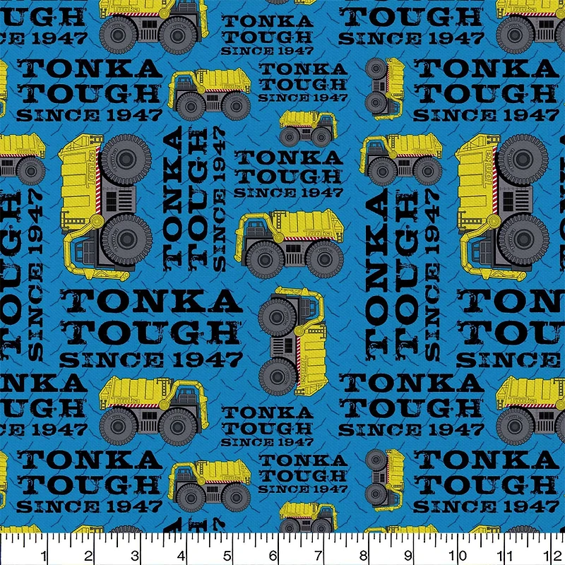 Camelot Fabrics Tonka Truck Tough Cotton Precut, 4ct.