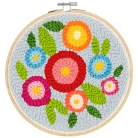 Flowers Punch Needle Kit by Loops & Threads®