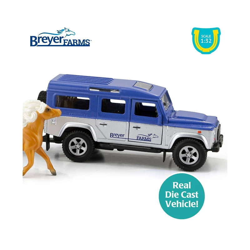 Reeves Breyer Land Rover, Trailer & Horses Play Set
