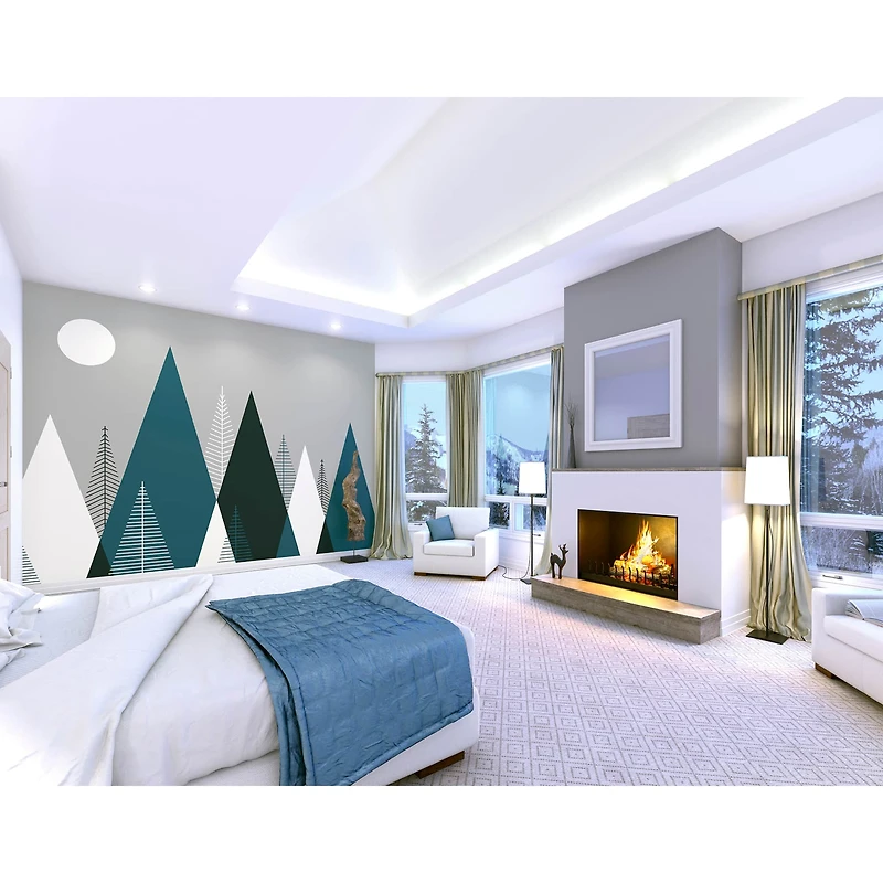 Ohpopsi Mountainscape Wall Mural