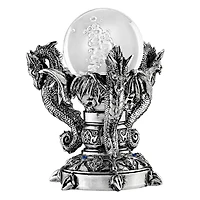 Design Toscano 5.5" Dragons of Corfu Castle Mystic Glass Globe
