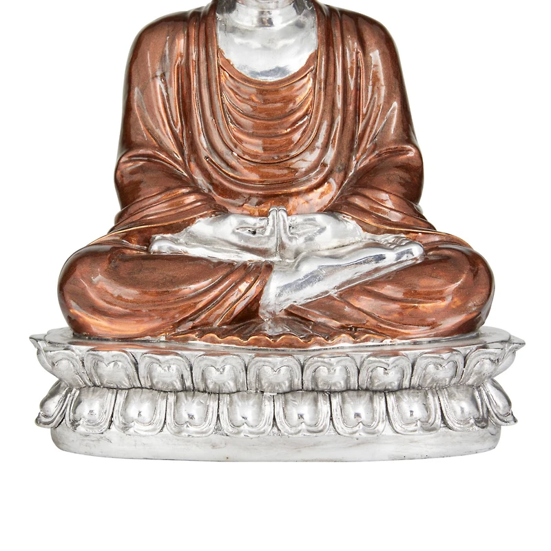 Bronze Polystone Eclectic Sculpture, 12" x 9" x 7"