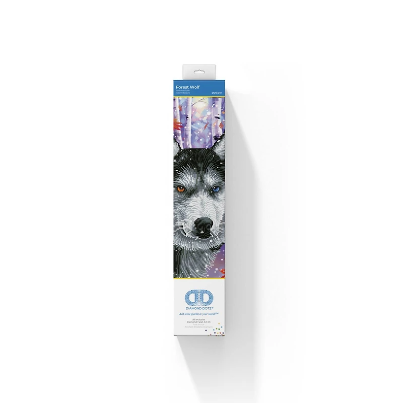 Diamond Dotz® Intermediate Forest Wolf Diamond Painting Kit