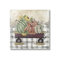 Stupell Industries Pumpkin Harvest Wagon Canvas Wall Art
