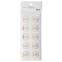 Gold Hello Foil Envelope Seals by Recollections™