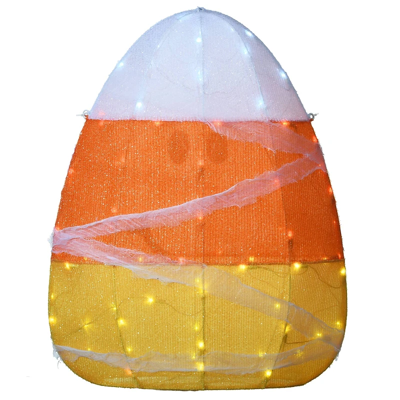 28" Pre-Lit Candy Corn Mummy
