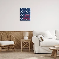 Stupell Industries Sweet Land Of Liberty Americana Canvas Wall Art
