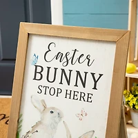 Glitzhome® 24" Easter Wooden Porch Sign