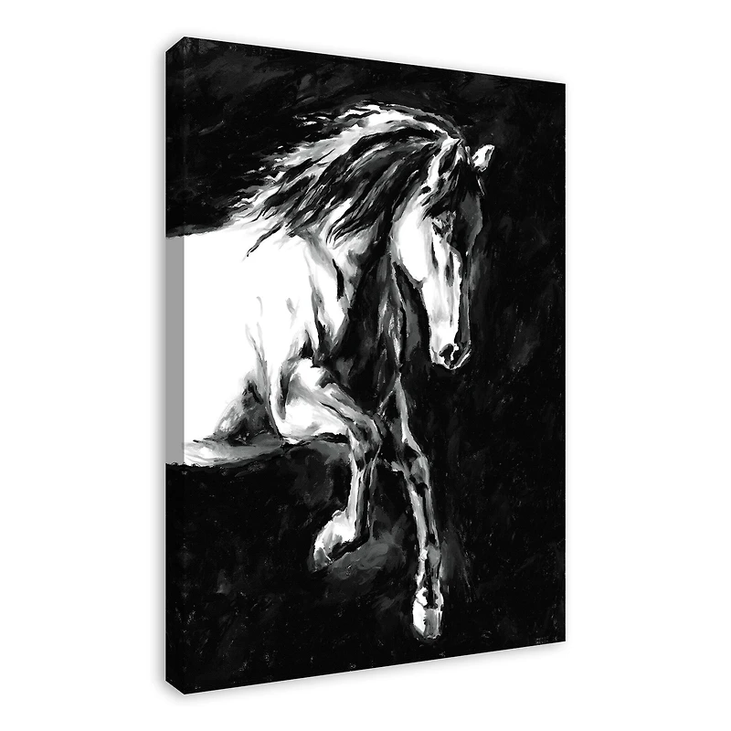Dramatic Horse 24" x 36" Canvas Wall Art