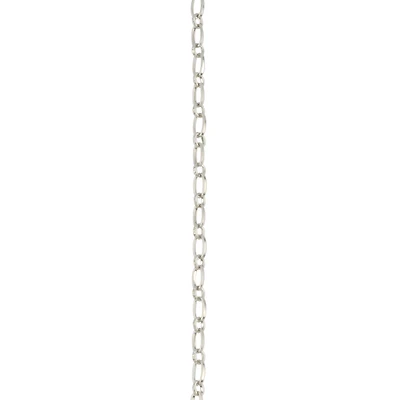 7.5" Rhodium Paperclip Charm Bracelet by Bead Landing™