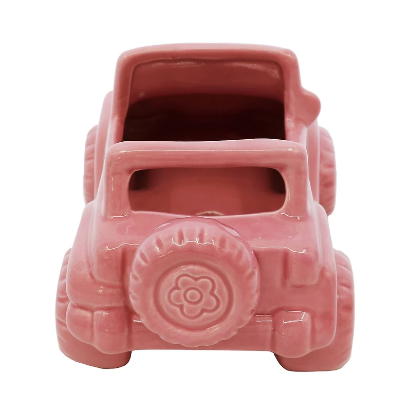 9" Pink Ceramic Truck Tabletop Décor by Ashland®
