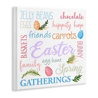 Stupell Industries Festive Easter Activity Sign Patterned Eggs Motif Wall Plaque Art