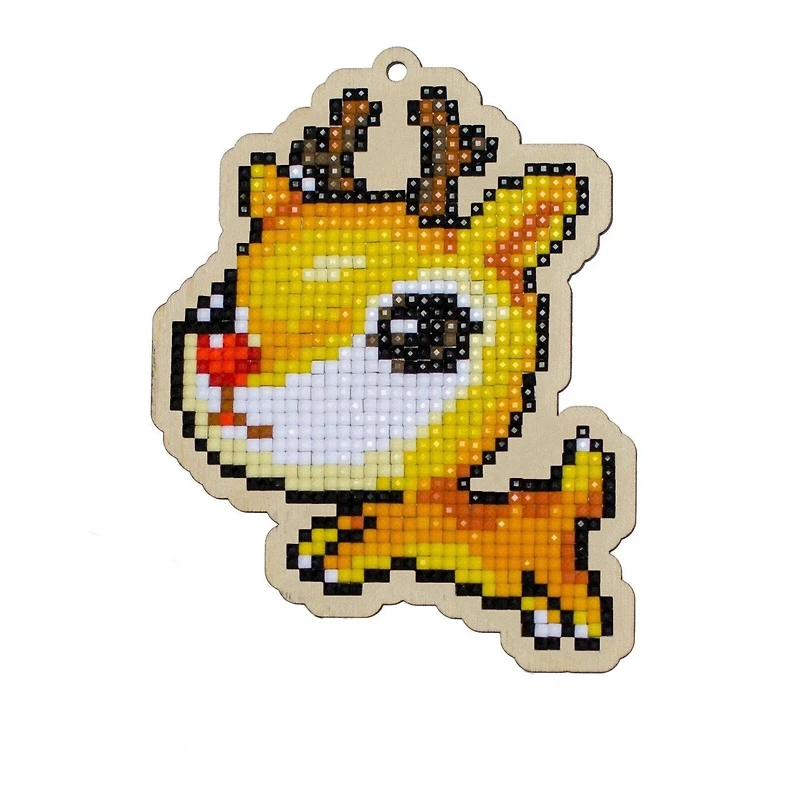 Wizardi Diamond Painting Ornament Kit Christmas Deer