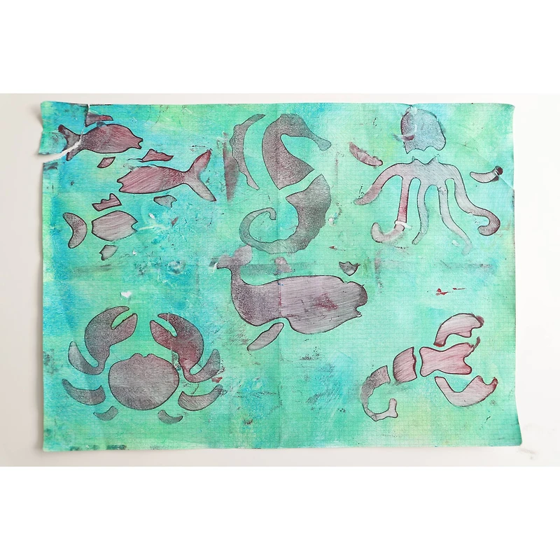 PRiMO 14 Piece Finger Paint Carry Activity Set